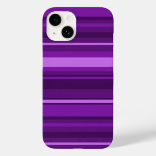 Purple stripes Case-Mate iPhone 14 case