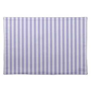 Purple Stripes Cloth Placemat