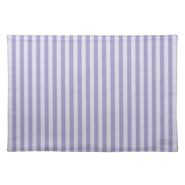 Purple Stripes Cloth Placemat (Front)