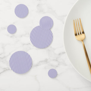 Purple Stripes Confetti