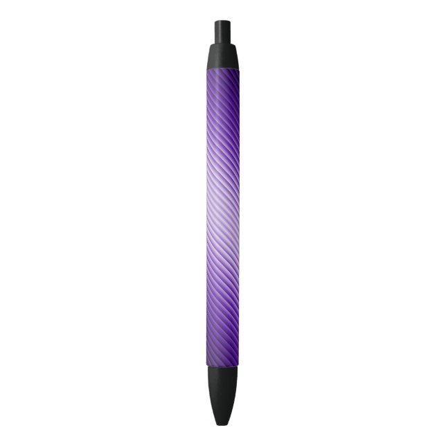 Purple Stripes Diagonal Texture Look Pen (Front Vertical)