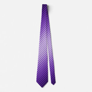 Purple Stripes Diagonal Texture Look Power Neck Tie