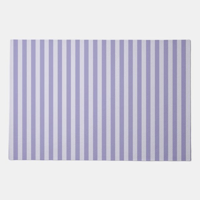 Purple Stripes Doormat (Front)