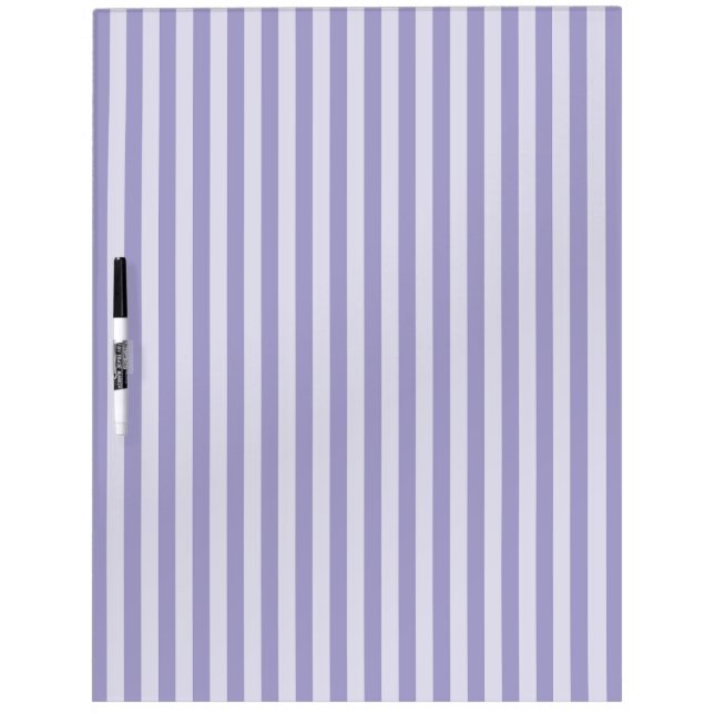 Purple Stripes Dry Erase Board (Front)