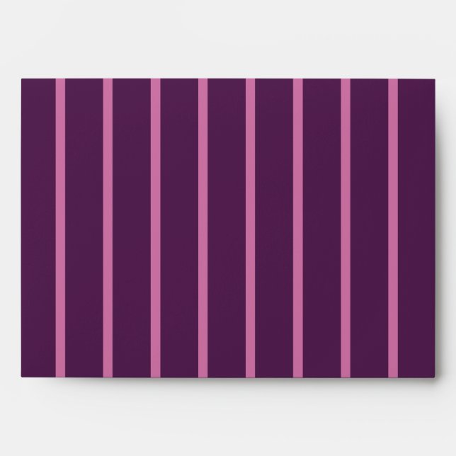Purple Stripes Envelope (Front)