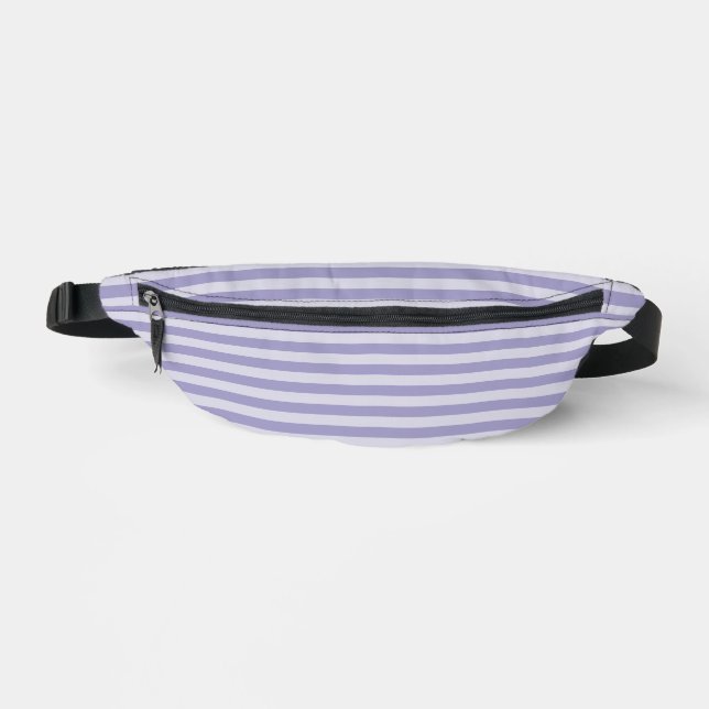 Purple Stripes Fanny Pack (Front)