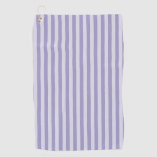 Purple Stripes Golf Towel