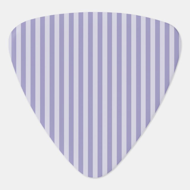 Purple Stripes Guitar Pick (Front)