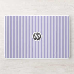 Purple Stripes HP Laptop Skin