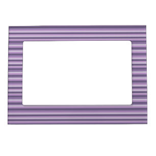 Purple stripes magnetic frame