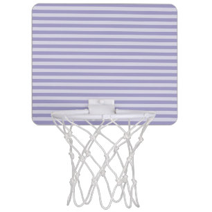 Purple Stripes Mini Basketball Hoop