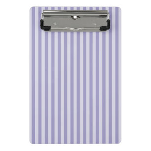 Purple Stripes Mini Clipboard