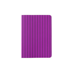 Purple Stripes Passport Holder