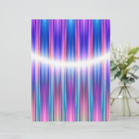 Purple stripes pattern (Standing Front)