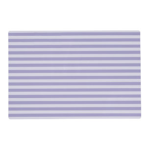 Purple Stripes Pattern Placemat