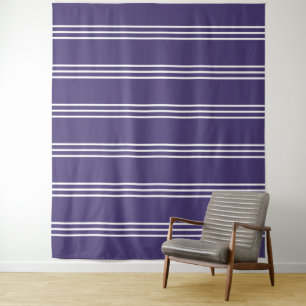 Purple Stripes Pattern tapestries