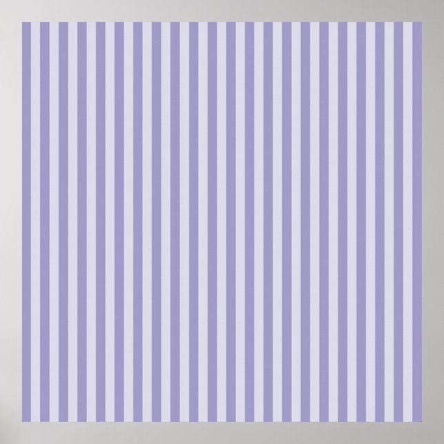 Purple Stripes Poster (Front)