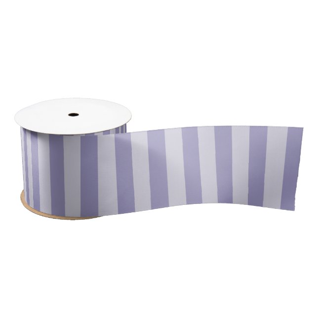 Purple Stripes Satin Ribbon (Spool)
