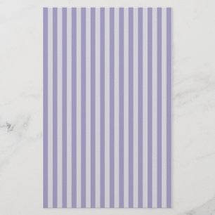 Purple Stripes Seamless Pattern Stationery