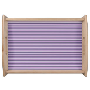 Purple stripes serving tray