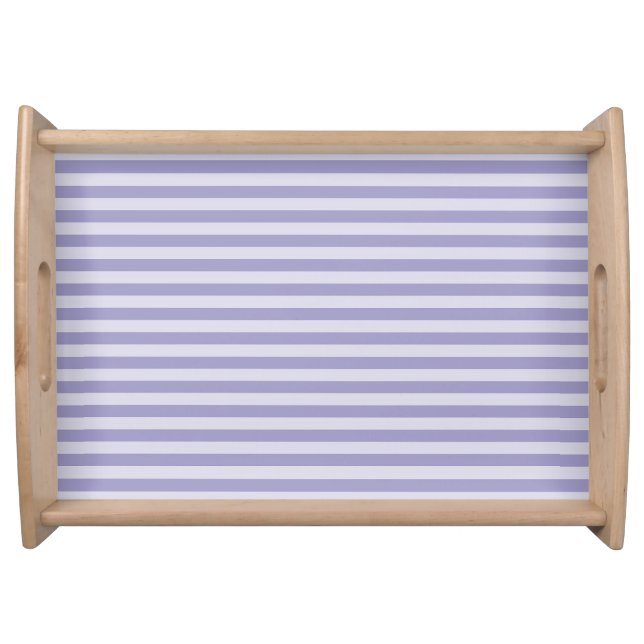 Purple Stripes Serving Tray (Front)