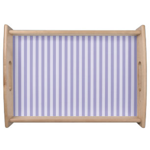 Purple Stripes Serving Tray