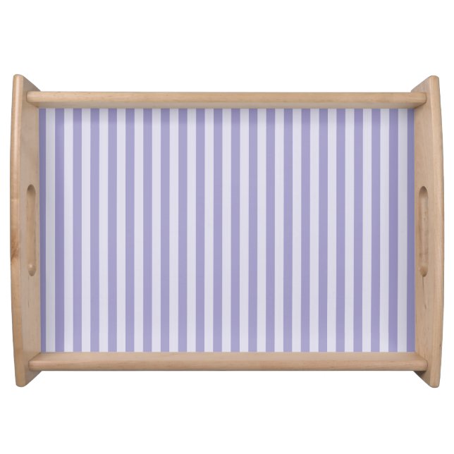 Purple Stripes Serving Tray (Front)