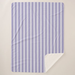 Purple Stripes Sherpa Blanket