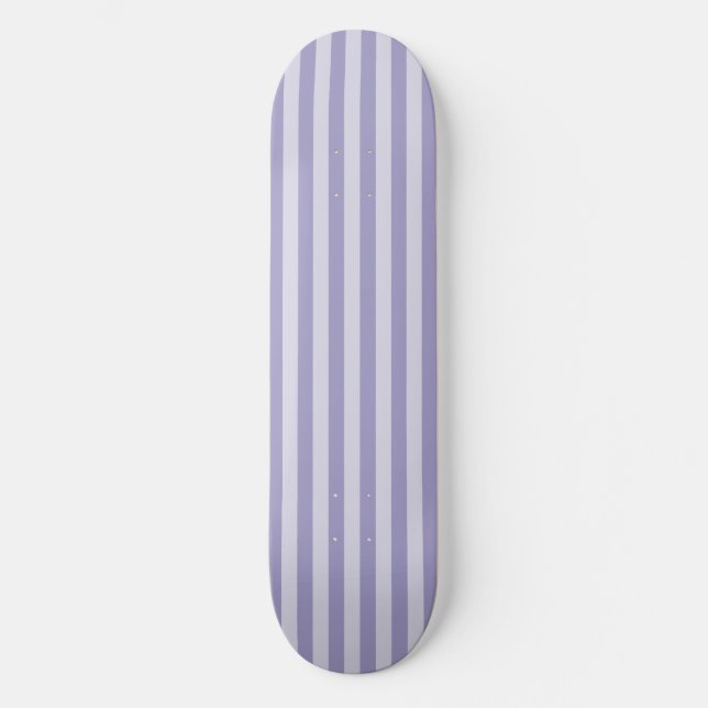 Purple Stripes Skateboard (Front)