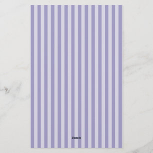Purple Stripes Stationery