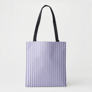 Purple Stripes Tote Bag