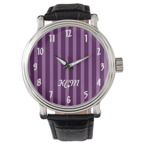 Purple Stripes Watch