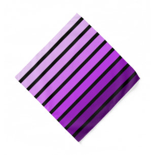 Purple Stripes Wedding Pocket Square Bandana
