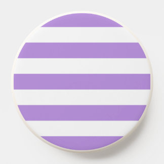 Purple Stripes, White Stripes, Striped Pattern PopSocket