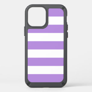 Purple Stripes, White Stripes, Striped Pattern Speck iPhone 12 Case