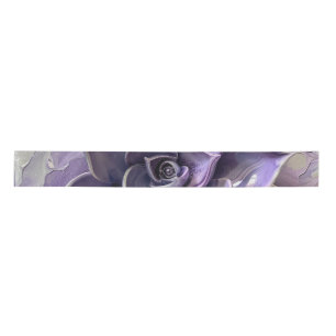 Purple Succulent Satin Ribbon