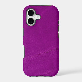 Purple suede iPhone 17 case