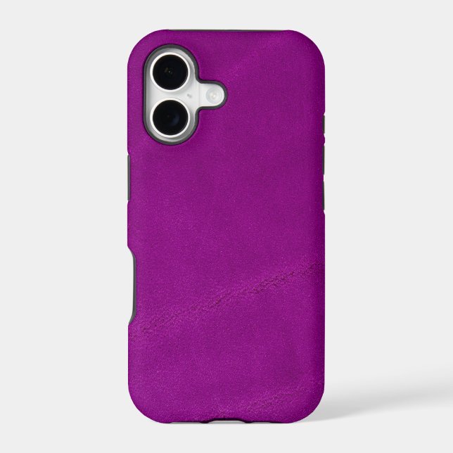 Purple suede iphone case (Back)