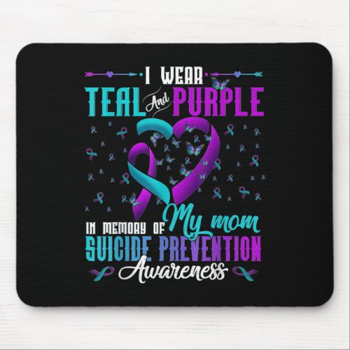 Purple Suicide Awareness Lifestyle  Mouse Pad