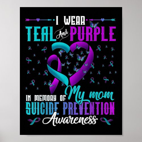 Purple Suicide Awareness Lifestyle  Poster