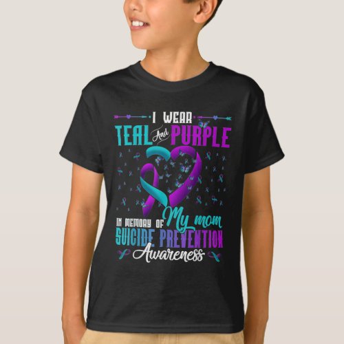 Purple Suicide Awareness Lifestyle  T_Shirt