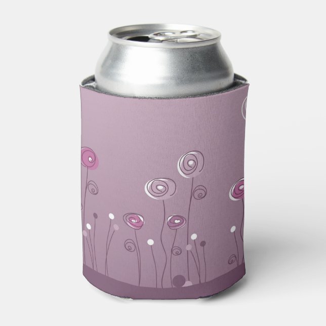 Purple Summer Can Cooler (Can Front)