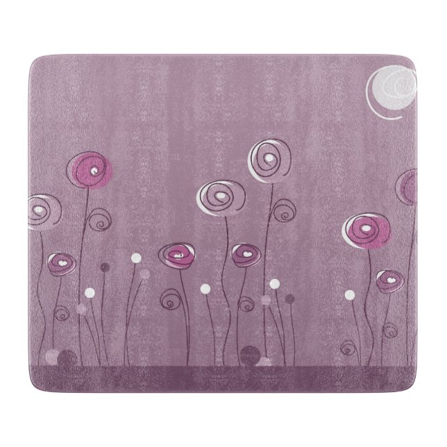 Purple Summer Cutting Board (Front)