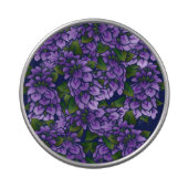 Purple Summer Floral Art Lilac Gardening Pattern Candy Tin (Top)