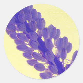 Purple Summer Flower Stickers