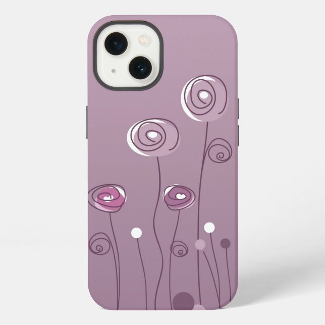 Purple Summer Iphone Case (Back)
