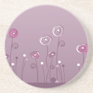 Purple Summer Sandstone Coaster