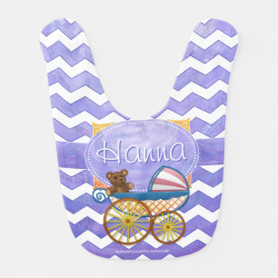 Purple Sun Baby Stuff Bib