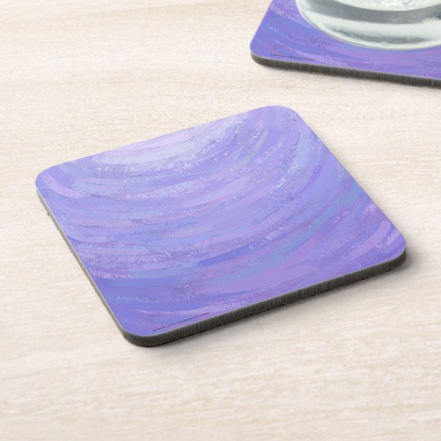 Purple Sun Beverage Coaster (Left Side)