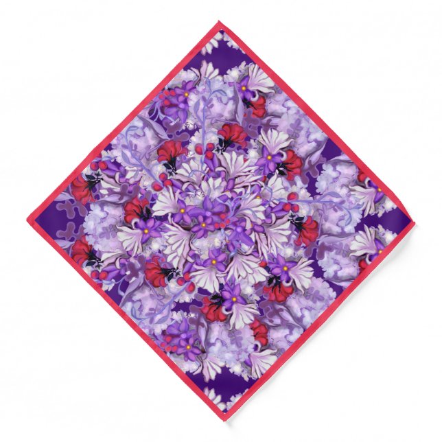 Purple Sun Fairy Bandana (Front)